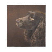 Braunhaarhund Notizblock (Vorderseite)