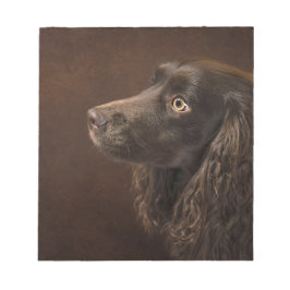Braunhaarhund Notizblock