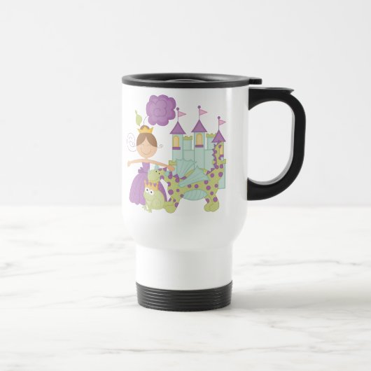 Braunhaarige Prinzessin Reisebecher (Rechts)