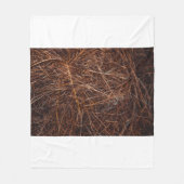 Braunhaie Fleecedecke (Vorderseite)