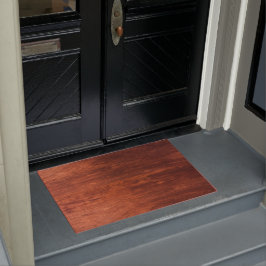 Braunholz abstrakt fußmatte