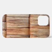 Braunholz Case-Mate iPhone Hülle (Rückseite (Horizontal))