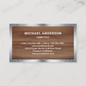 Braunholz-Getreidelogistik LKW-Anhänger Visitenkarte (Rückseite)