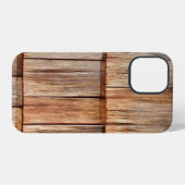 Braunholz iPhone Hülle (Rückseite (Horizontal))