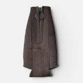 Braunholz jubelt und Bier jedes Alters Geburtstag Flaschenkühler (Rückseite)