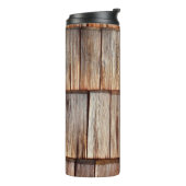 Braunholz Thermosbecher (Nach links gedreht)
