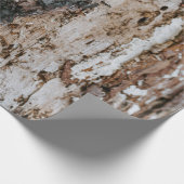 Braunholzbügel Geschenkpapier (Ecke)