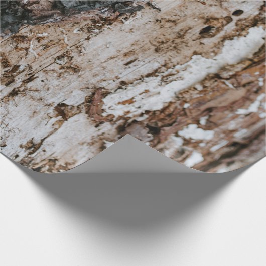 Braunholzbügel Geschenkpapier (Ecke)