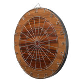 Braunholzgewebe Dartscheibe (Vorderseite rechts)