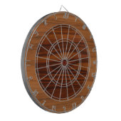 Braunholzgewebe Dartscheibe (Vorderseite Links)