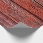 Braunholzplättchen Geschenkpapier (Ecke)