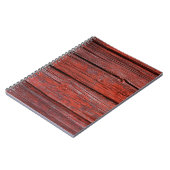 Braunholzplättchen Notizblock (Linke Seite)