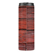 Braunholzplättchen Thermosbecher (Rückseite)