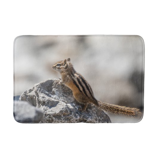 Braunhörnchen-Wildfotografie Badematte (Vorderseite)