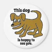 Braunhund Magnet (Vorne)