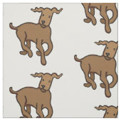 Braunhund Stoff (Muster)