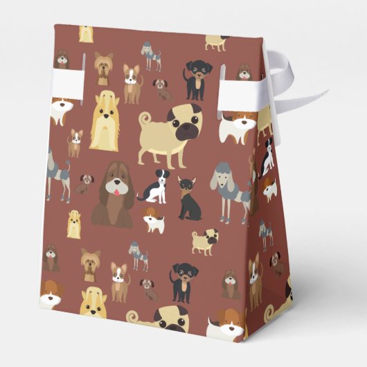 Braunhunde Geschenkschachtel (Rückseite)