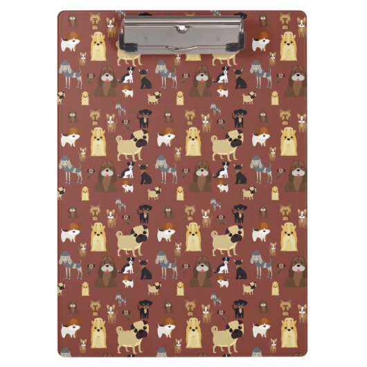 Braunhunde Klemmbrett (Vorderseite)