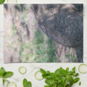 Braunkaninchen, Ruhen in der Natur Geschirrtuch (Gefaltet)