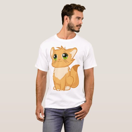 Braunkatze T-Shirt (Vorne ganz)