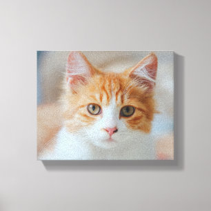 Braunkatze Zazzle_Growshop. Leinwanddruck