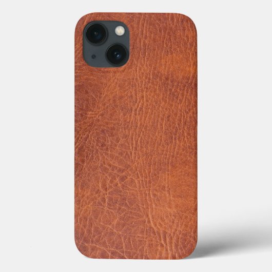 Braunleder Case-Mate iPhone Hülle (Rückseite)