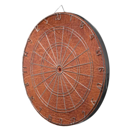 Braunleder Dartscheibe (Vorderseite rechts)