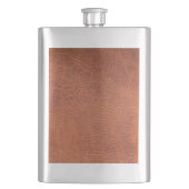 Braunleder Flachmann (Vorderseite)