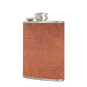 Braunleder Flachmann (Links)