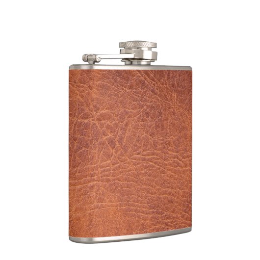 Braunleder Flachmann (Rechts)