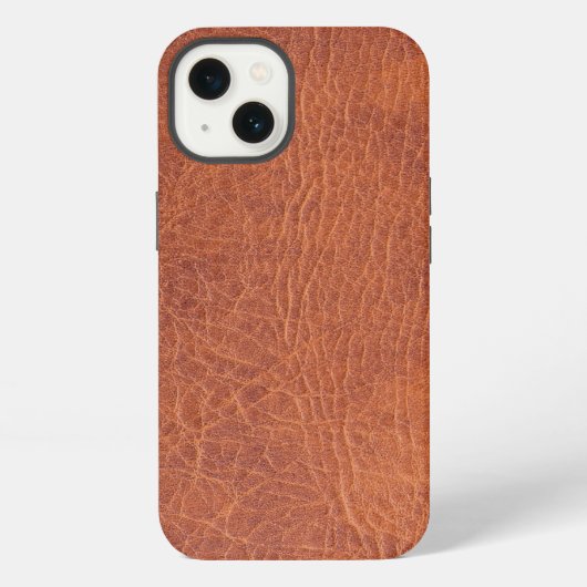 Braunleder iPhone Hülle (Rückseite)