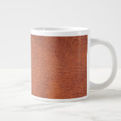 Braunleder Jumbo-Tasse (Rechts)
