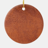 Braunleder Keramikornament (Hinten)
