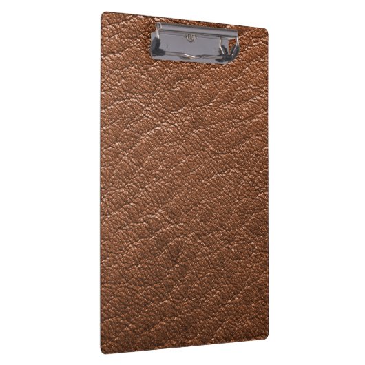 Braunleder Klemmbrett (Rechts)
