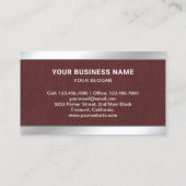 Braunleder Logistik Transportwagen Visitenkarte (Rückseite)