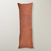 Braunleder Seitenschläferkissen (Rückseite (Vertikal))