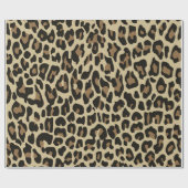 Braunleopard-Cheetah-Papier Geschenkpapier (Flach)