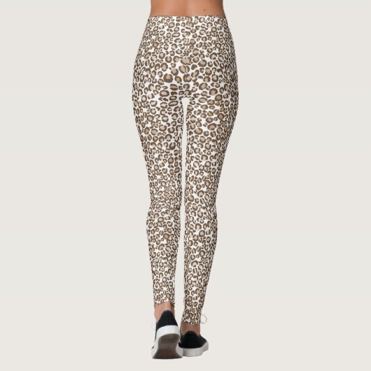 Braunleopard Leggings (Rückseite)