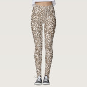 Braunleopard Leggings (Vorderseite)