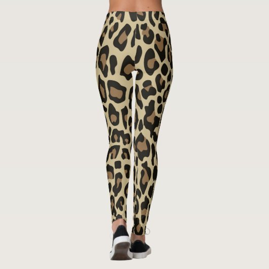 Braunleopard-Leggings Leggings (Rückseite)