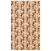 Bräunlich bis lachsbraun, gebogenes Glas wiederhol Tischdecke (Vorderseite)