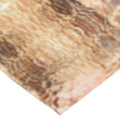 Bräunlich bis lachsbraun, gebogenes Glas wiederhol Tischdecke (Schrägansicht)