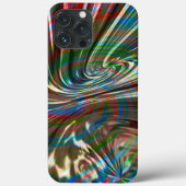 Bräunlich gefärbtes Seidengewebe wirbelnd gekrümmt Case-Mate iPhone Hülle (Rückseite)