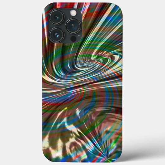 Bräunlich gefärbtes Seidengewebe wirbelnd gekrümmt Case-Mate iPhone Hülle (Rückseite)