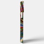 Bräunlich gefärbtes Seidengewebe wirbelnd gekrümmt Case-Mate iPhone Hülle (Rückseite / Rechts)