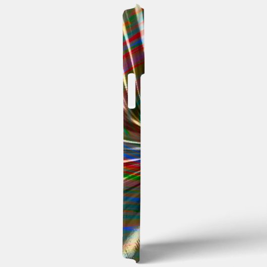 Bräunlich gefärbtes Seidengewebe wirbelnd gekrümmt Case-Mate iPhone Hülle (Rückseite / Rechts)