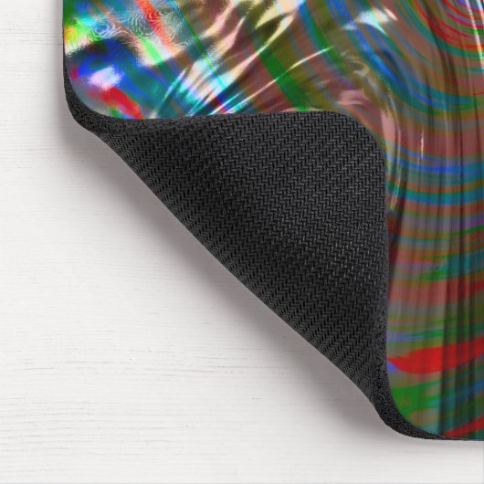 Bräunlich gefärbtes Seidengewebe wirbelnd gekrümmt Mousepad (Ecke)