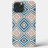 Bräunlich-grünes afrikanisches Stammbaum-Kleid Case-Mate iPhone Hülle (Rückseite)