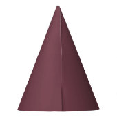 Bräunlich Violette Partyhut (Rückseite)