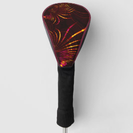 Bräunliche Rundungen von Rosa bis Feuerfarbe Golf Headcover